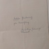 Стара немска телеграма от 1936 година, снимка 1 - Антикварни и старинни предмети - 39445742