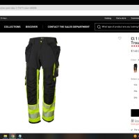 HELLY HANSEN 77471 Icu Construction Stretch Work Trousers 50 / М еластичен работен панталон W4-52, снимка 3 - Панталони - 42768475