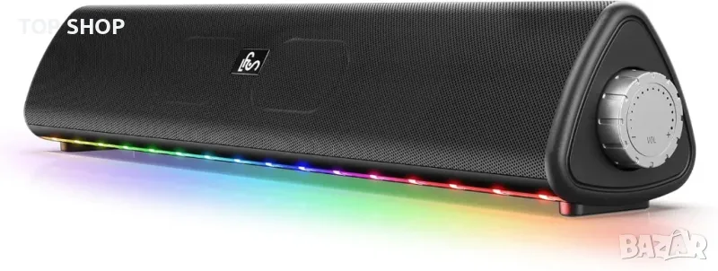 SOMEYOU Bluetooth високоговорител за компютър, 20 W стерео звук, 3,5 mm Aux-in, снимка 1