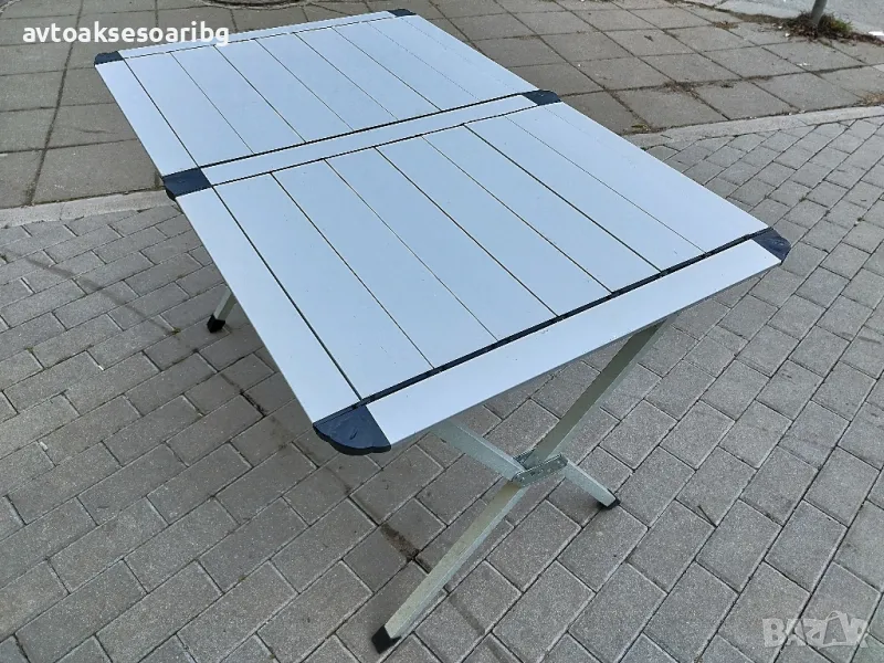Алуминиев сгъваема къмпинг маса 110х71.5х70 см, снимка 1
