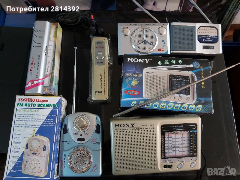 Малко джобно Радио Джобен Транзистор BBC, HONY, TOSHIKO, PALITO, ECB, PRECISON - НОВИ, снимка 1