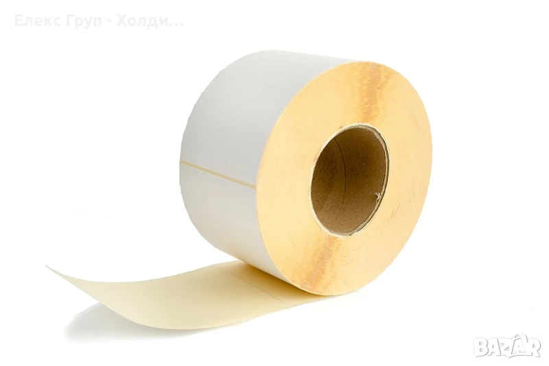 Самозалепващи етикети 100×150 mm бели, ролка 1000 бр, снимка 1