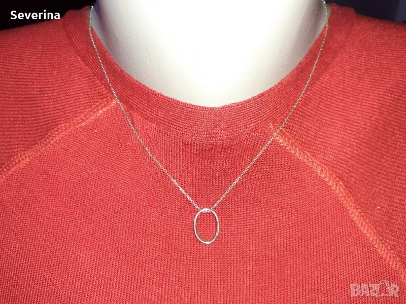 Нежни, сребърни колиета , снимка 1