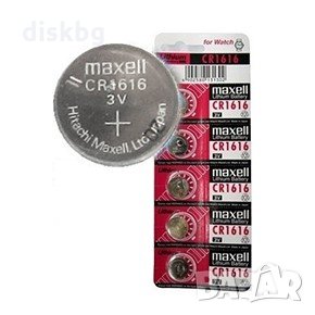 Нови батерии 3V, CR 1616 за часовник Maxell, Lithium battery, снимка 1