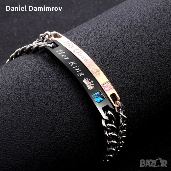 Луксозен комплект за двама KING&QUEEN, снимка 1