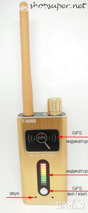 Детектор за GPS проследяващи и шпионски устройства, снимка 1