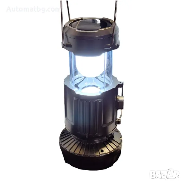 LED Соларна лампа Automat, За къмпинг, USB, PA1035, снимка 1