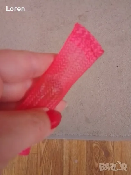 Ново!Детска играчка розова мрежа със скамбалоф вътре, снимка 1