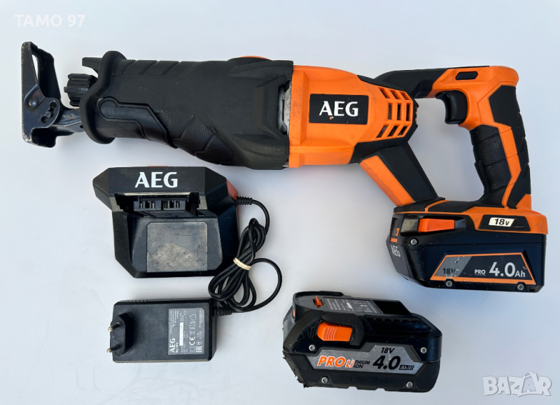 AEG BUS 18A - Акумулаторен саблен трион перфектен!, снимка 1