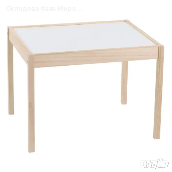 Дървена детска маса, 62x49x45 см, снимка 1