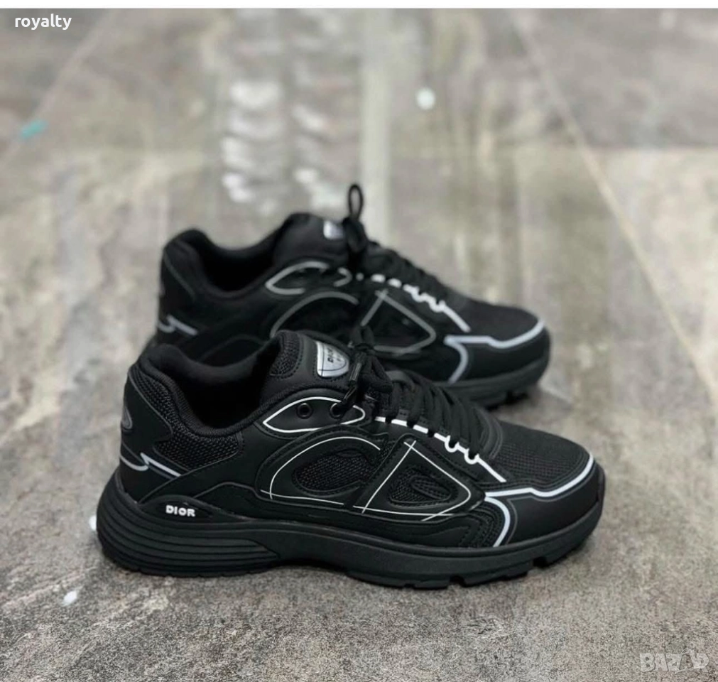 Christian Dior Черни Мъжки Маратонки , снимка 1
