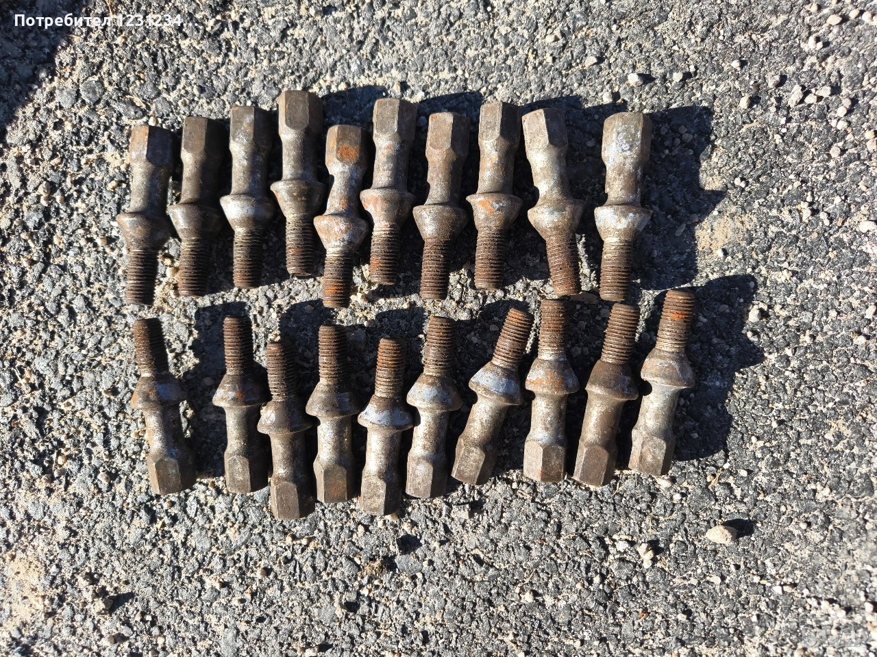 Болтове за джанти М12/1.5, снимка 1