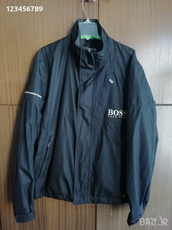Hugo Boss BMW оригинално черно мъжко яке БМВ размер S, снимка 1