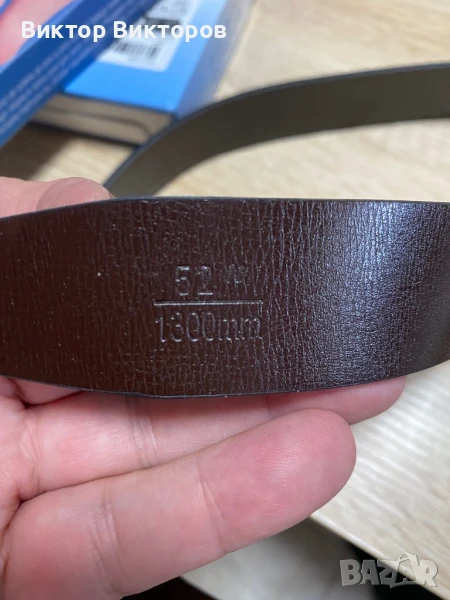 Стилен мъжки колан с две лица ., снимка 1