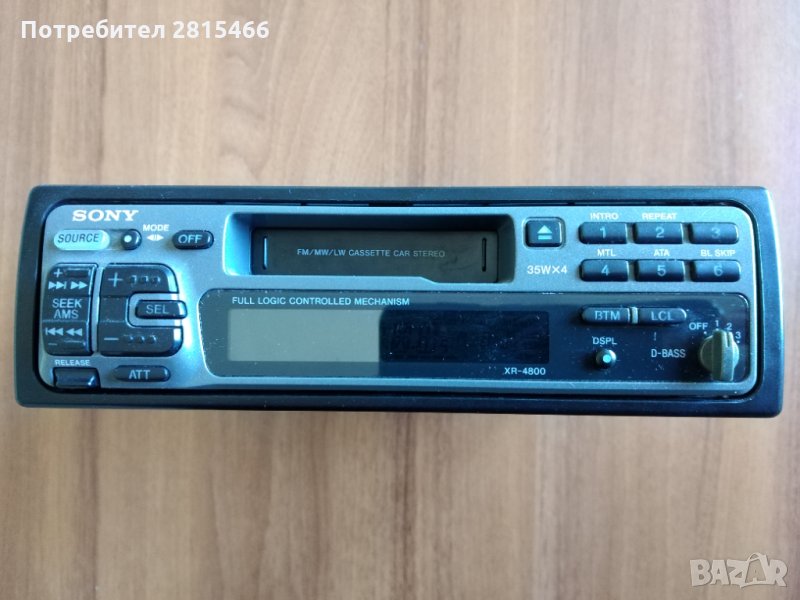 SONY XR-4800 авто радиокасетофон, снимка 1