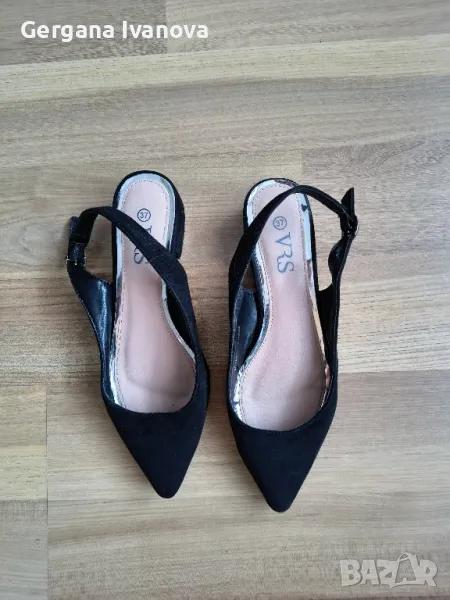 Елегантни велурени обувки, снимка 1