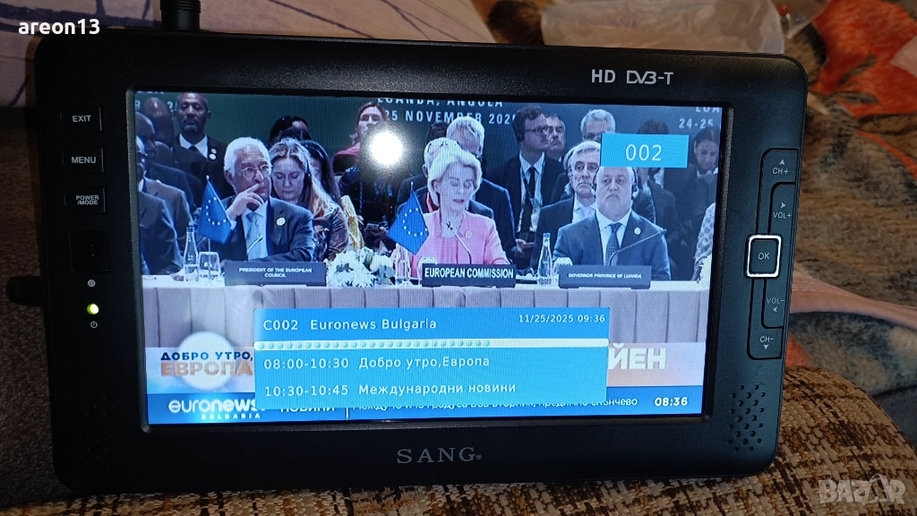 Портативен телевизор 10" с цифров тунер , снимка 1