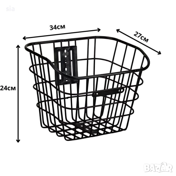 Кошница за велосипед, предна, снимка 1