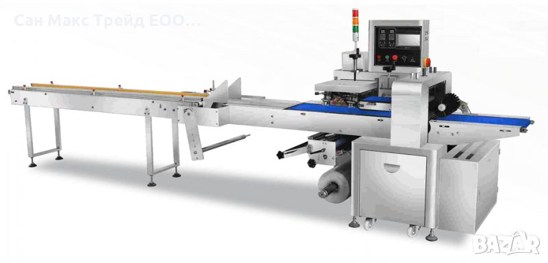 Хоризонтална пакетираща машина за опаковане на кренвирши, снимка 1