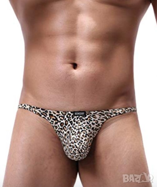 Ikingsky-L-Нови секси мъжки прашки в леопардов принт , снимка 1