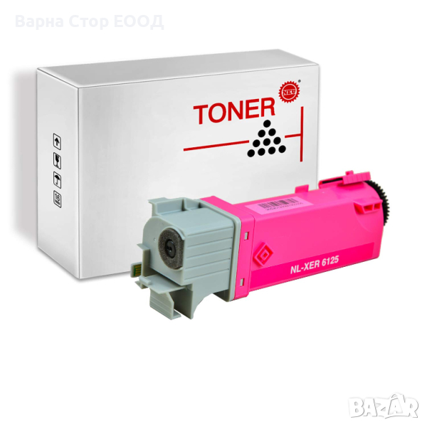 106R01332 съвместима тонер касета за Xerox Phaser 6125, Magenta (1K), снимка 1
