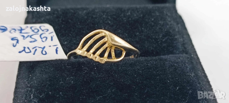 Нов Златен пръстен -1,21гр/14кр, снимка 1