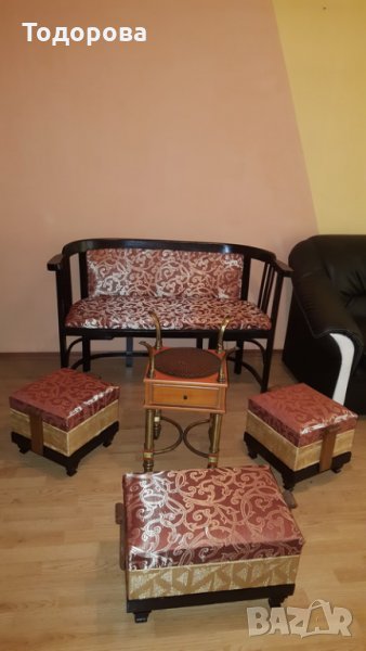 Старинна холова гарнитура от  5 части, снимка 1