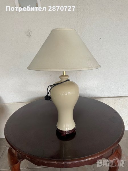 керамична настолна лампа , снимка 1