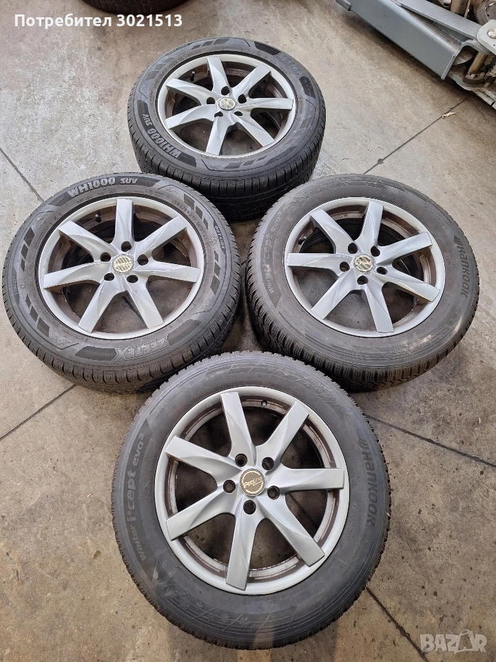 Hyundai/Kia джанти 17 цола със зимни гуми, снимка 1