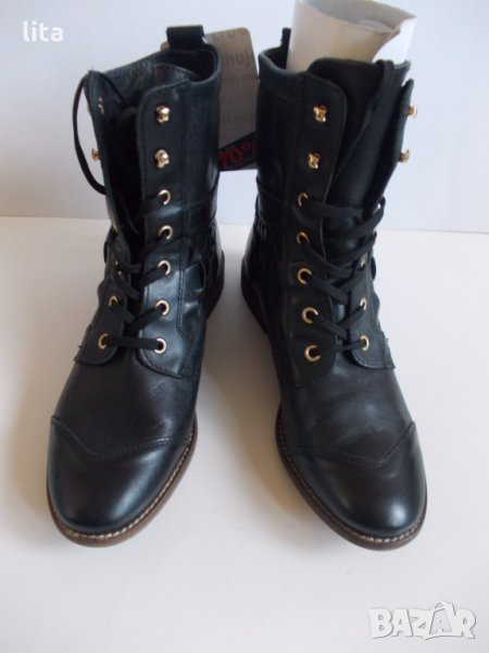 Кожени боти ZIGN оригинални № 39, снимка 1