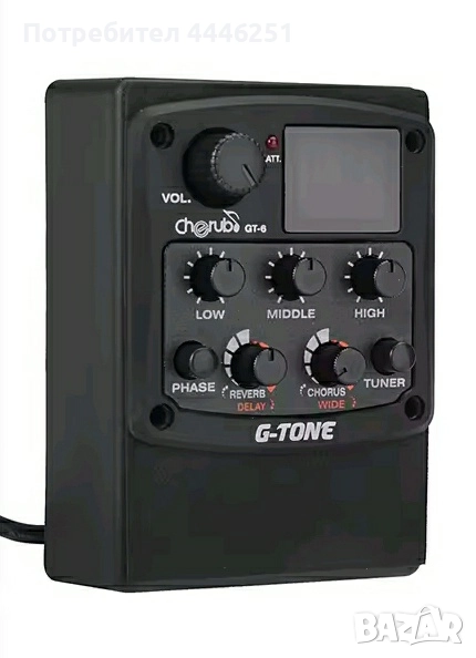 Предусилвател за акустична китара-Cherub GT-6, снимка 1