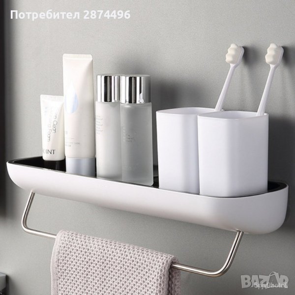 3684 Правоъгълна етажерка за баня, снимка 1