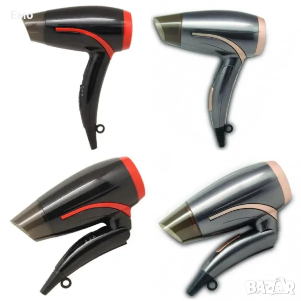 Сешоар Rosberg - 1400W - Сгъваема дръжка. Гаранция: 24 Месеца , снимка 1