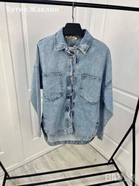Дамска риза деним, снимка 1