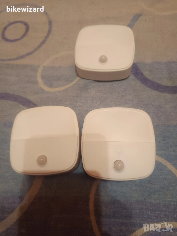 Три Led светлини със сензор НОВИ, снимка 1