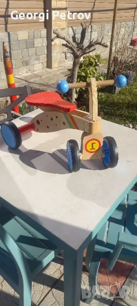 триколка дървена,,,не използва,,,, снимка 1