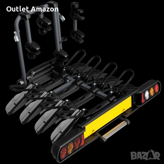 Велосипедна стойка Pure Instinct за теглич за 4 велосипеда, снимка 1