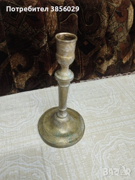 свещник от месинг , снимка 1