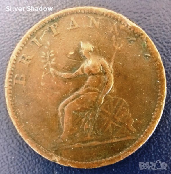 Монета Великобритания - 1 Пени 1806 г. Крал Джордж III, снимка 1