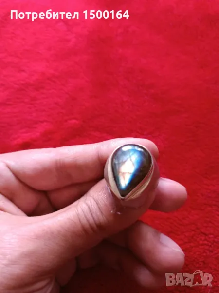 пръстен от лабрадорит , снимка 1