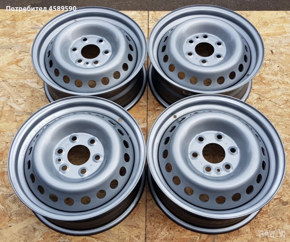 4бр.Оригинални джанти 16цола ЕТ68 6x125 за Iveco Daily(2006-2025), снимка 1