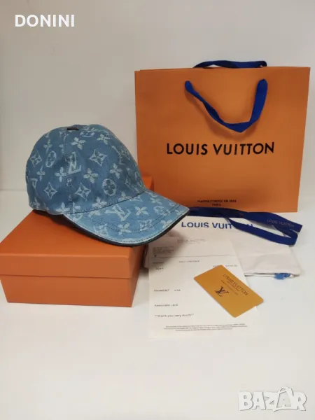 Мъжка дамска бейзболна шапка  Louis Vuitton, снимка 1