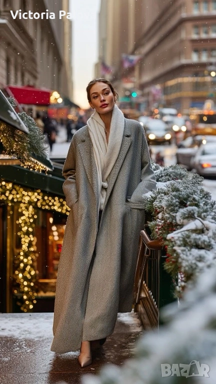 Плетен стилен топъл шал MEXX, снимка 1