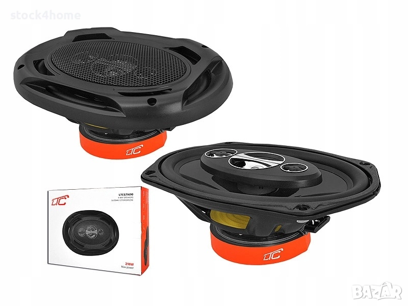 Комплект Четирилентови Автомобилни говорители GTI690, 210W, 6x9", снимка 1