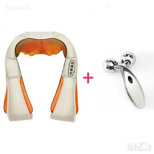 Шиацу масажор + подарък 3D масажор, снимка 1