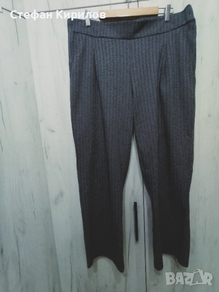 Дамски панталон с широк крачол , снимка 1