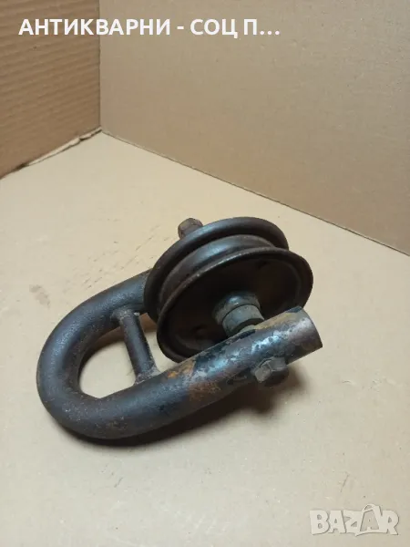 Стара Метална Макара За Строителство., снимка 1