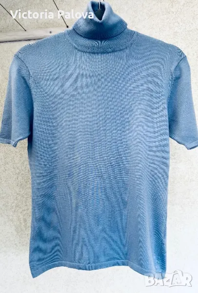 Нежно копринено поло 78% коприна, снимка 1