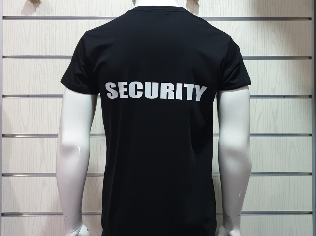 Нова мъжка тениска с трансферен печат SECURITY в Тениски в гр. Варна -  ID30163003 — Bazar.bg