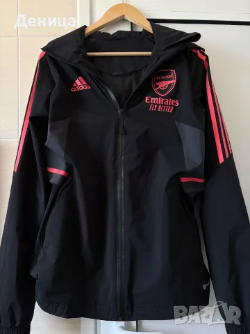 Adidas Arsenal Condivo 22 мъжко водоустойчиво яке (Размер M)   